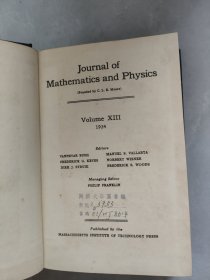 JOURNAL OF MATHEMATICS AND PHYSICS 1934-35 13-14