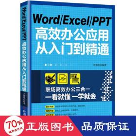 WordExcelPPT高效办公应用从入门到精通