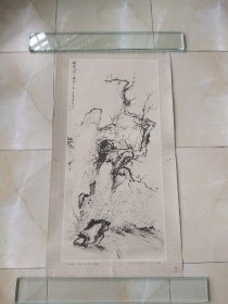 国画梅石水仙图（李 鲜 作）