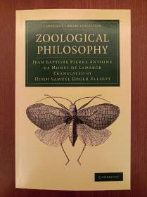 Zoological Philosophy: An Exposition with Regard to the Natural History of Animals（现货，实拍书影）