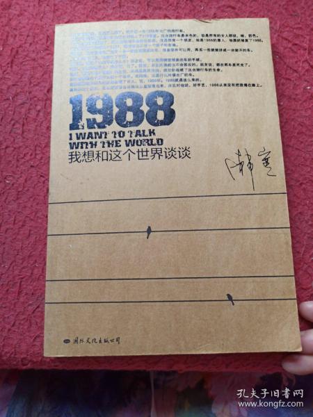 1988：我想和这个世界谈谈