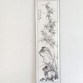 国画《竹清兰香》纯手绘真迹 卷轴装裱 手工兰竹书画