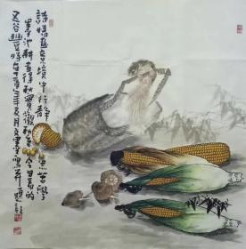 刘文禄国画玉米6