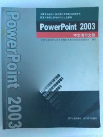 PowerPoint2003中文演示文稿 全国专业技术人员计算机应用能力考试用书