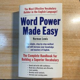 Word Power Made Easy: The Complete Handbook for Building a Superior Vocabulary 英文原版