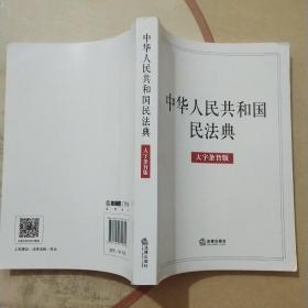 中华人民共和国民法典（大字条旨版）2020年6月