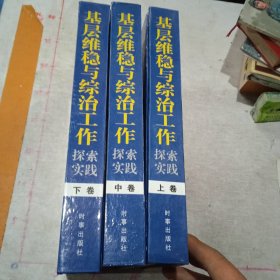 基层维稳与综治工作探索实践【全套上，中，下册】