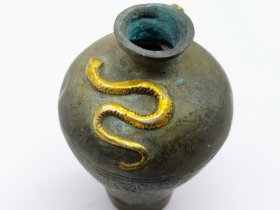 老铜罐蛇鼠小铜罐子
