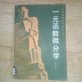 大学基础数学自学丛书：一元函数微分学