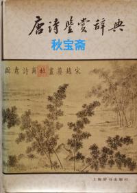唐诗鉴赏辞典