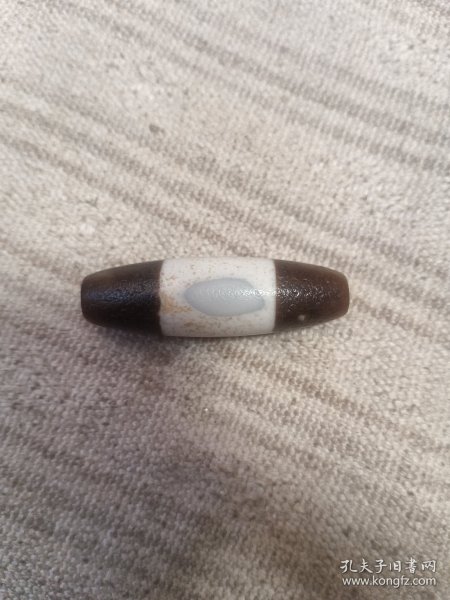 天然线珠一眼天眼天珠一颗马蹄纹爆满放漏出