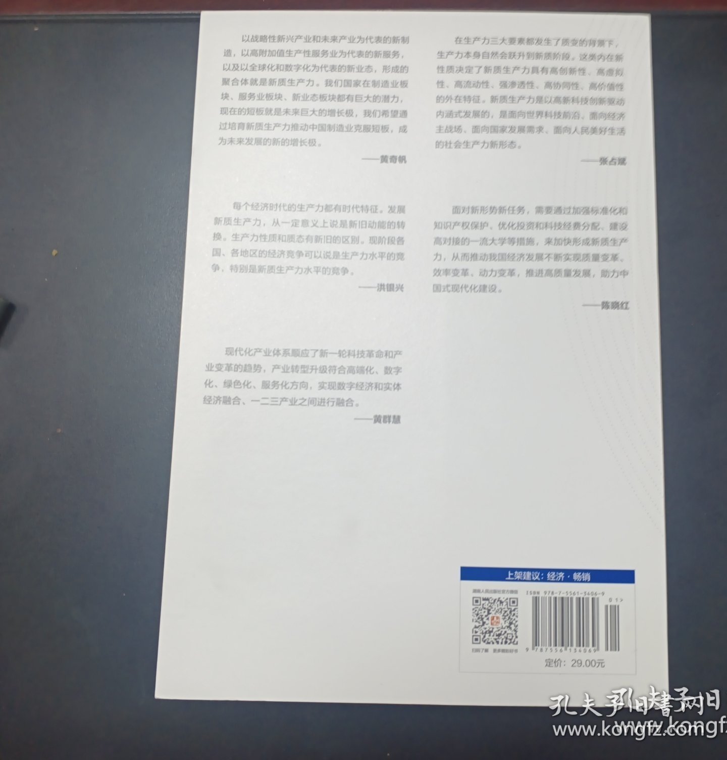 新质生产力（黄奇帆、洪银兴等高层智囊重磅发声，2024年读懂中国经济全新读本！这本书，带你跟上中国下一步！）