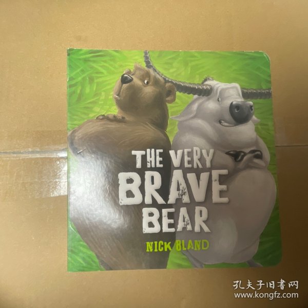 英文原版绘本 纸板书 The Very Brave Bear 非常勇敢的熊