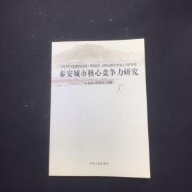 泰安城市核心竞争力研究