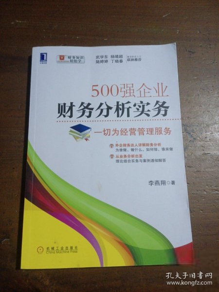 500强企业财务分析实务：一切为经营管理服务