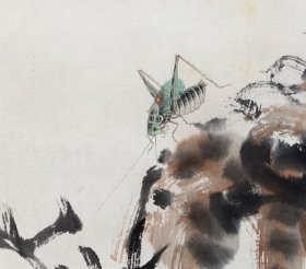 许鸿宾国画纯手绘老气十足原装老裱