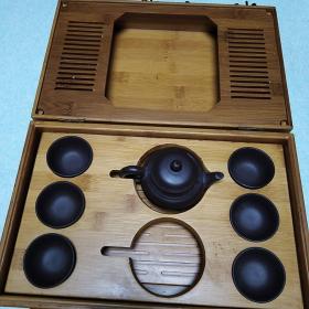 当代紫砂界扛鼎人物一一季益顺大师 紫砂壶(1壶+6杯)