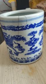 景德镇青花瓷老瓷罐一个