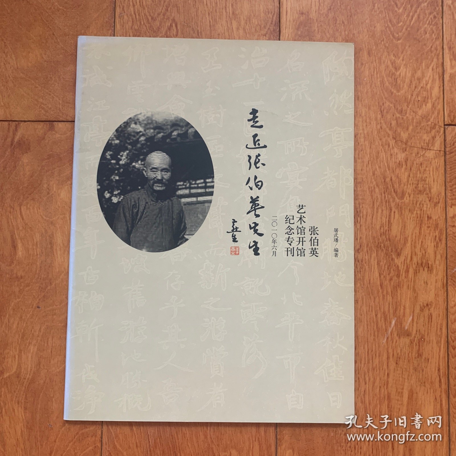 走近张伯英先生  张伯英艺术馆开馆纪念专刊（有修改笔迹，见图）