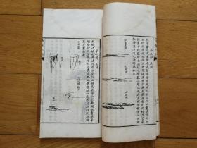 民国24年大开本  线装彩色套印本画家胡佩衡<山水入门>全一册  26 × 15 cm 石印  9品 品佳 包顺丰快递