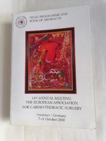 英文原版：14THANNUALMEETlNGTHEEUROPEANASSOClATlONFORCARDlO—THORAClCSURGERY
