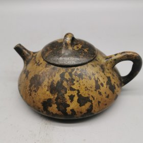 老铜器纯铜酒壶茶壶纯铜提梁壶古玩铜器收藏 重约540克