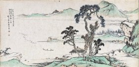 【海上书画名家承名世先生】青绿山水精品，尺寸10050，品相如图。