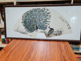 漳州画院院长、漳州美协名誉主席林育培老师 国画精品 “蹁跹迎日舞，相伴下春山”（80cm*40cm）