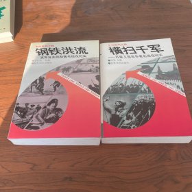 走向胜利之路   横扫千军：苏联卫国战争著名战役纪实，钢铁洪流：英军反法西斯著作战役纪实。两本合售