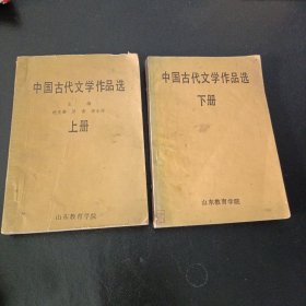 中国古代文学作品选上下册