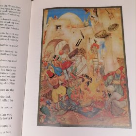 英文版 Stories from The Arabian Nights  Retold by Naomi Lewis Illustrated by ANTON PIECK Naomi Lewis的《天方夜谭/一千零一夜/阿拉伯之夜》故事  安东·皮克 插图 荷兰插画家Anton Pieck 安东·皮克 绘本画集