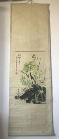 郭竟仁 作品  68*40㎝，郭竟仁（1917-1992），山西省平遥人。曾在延安抗日军政大学、八路军武汉办事处、八路军总政治部学习和工作，后任海军党委秘书、宣传部副部长、部长、军校部政委、副部长、装备部副部长、后勤部副政委等职。山西老年书画研究会顾问。