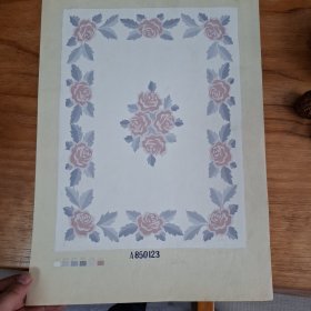 80年代地毯设计稿64