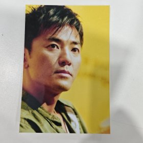 香港演员、歌手 郑伊健 六寸照片1张（15*10cm）+ 老底片1张