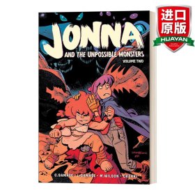 英文原版 Jonna and the Unpossible Monsters Vol. 2 乔娜与怪物#2  漫画小说 英文版 进口英语原版书籍