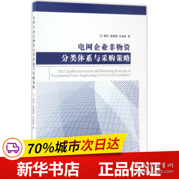 电网企业非物资分类体系与采购策略