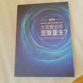 2018中国资产管理发展趋势报告：大资管如何涅槃重生？ （大16开）