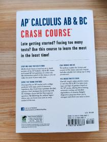 英文书 AP® Calculus AB & BC Crash Course by J. Rosebush (Author), Staff of REA (Author), Advanced Placement  (Author), Calculus Study Guides (Author)