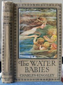 1920s年世界儿童名著《水孩子》The Water Babies 英文原著，布面精装