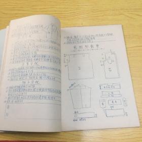 服装裁剪教材(油印本)*1975年印 .16开【a--6】