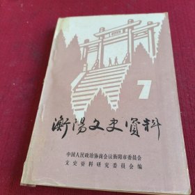 25515。。。衔阳文史资料。第七期。。纪念抗日战争爆发50周年专辑