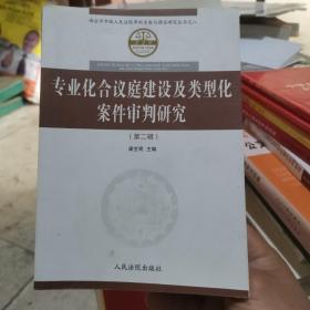 专业化合议庭建设及类型化案件审判研究