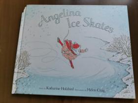 精装英文原版绘本  Angelina Ice Skates