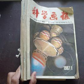 【期刊杂志】科学画报 1987年11本合售