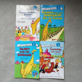 (I Can Read, Level 1) Sammy the Seal海报萨米、Danny and the Dinosaur丹尼与恐龙、Danny and the Dinosaur Go to Camp丹尼和恐龙去营地、Happy Birthday, Danny and the Dinosaur生日快乐，丹尼和恐龙【4本合售】