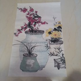 国画：梅兰竹菊