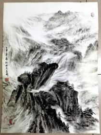 冯晶彬，首创“手掌画”的中国画坛奇人——黑龙江省著名画家