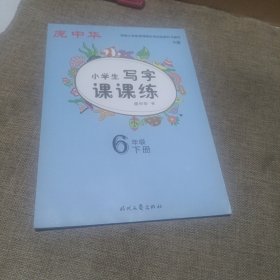 庞中华小学生写字课课练（6年级下册）（人教版适用，平装未翻阅无破损无字迹)