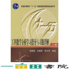 工科数学分析学习指导与习题详解（上册）/普通高等教育“十一五”国家级规划教材配套参考书