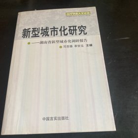 新型城市化研究——湖南省新型城市化调研报告
